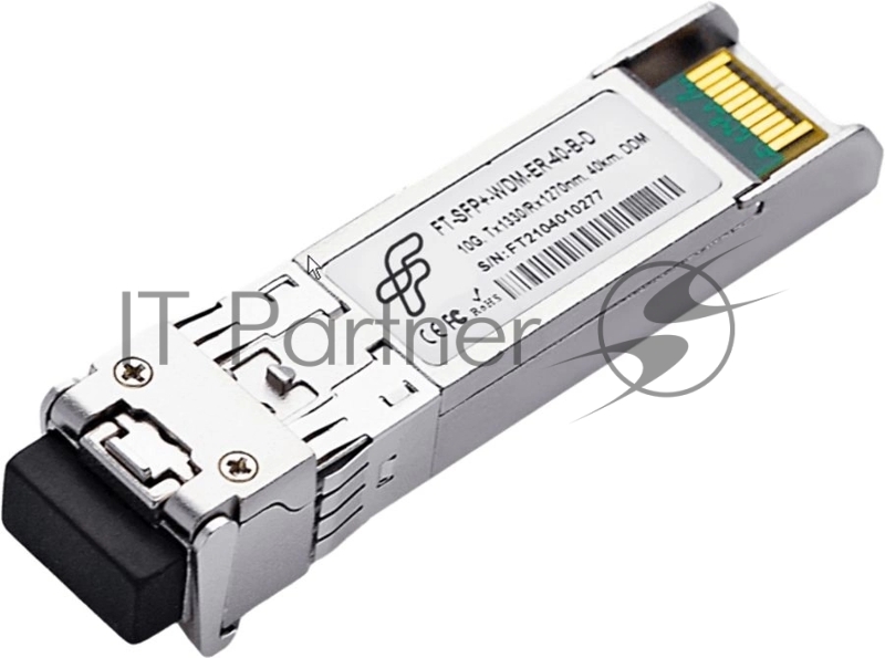 FiberTrade модуль WDM SFP+ модуль, 10Гбит/с, Tx=1330/Rx=1270нм, LC, 40км