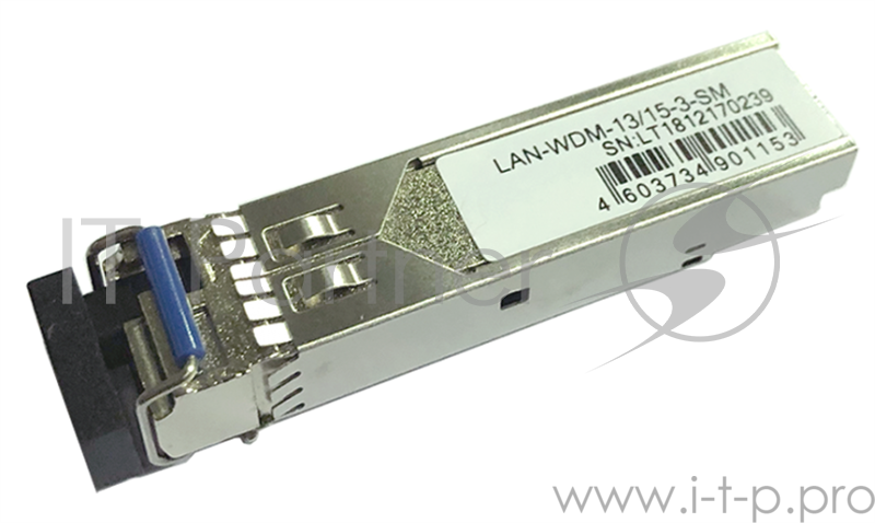 Модуль SFP WDM 1.25G, 1310nm / 1550nm, 3 km, LC, DDM, Cisco