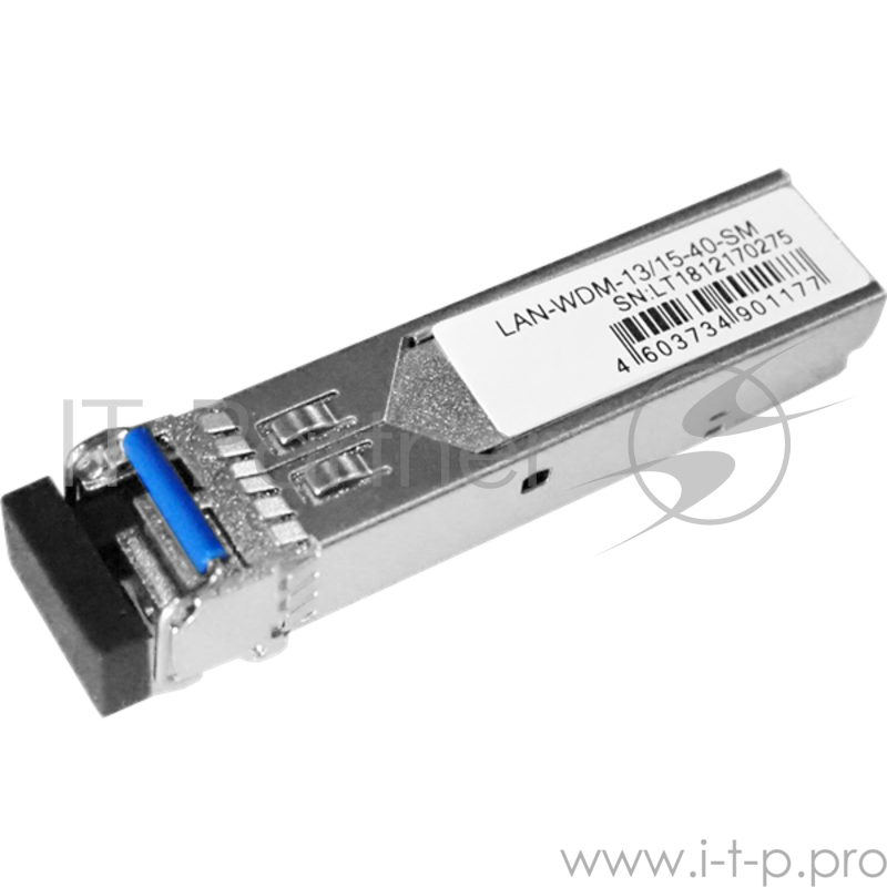 Модуль SFP WDM 1.25G, 1310nm / 1550nm, 40 km, LC, DDM, Cisco