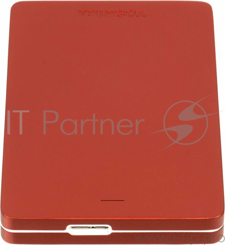 Внешний жесткий диск 500ГБ 2.5 Toshiba Canvio Alu HDTH305ER3AA, красный (USB3.0)