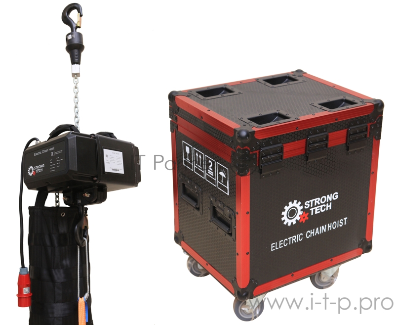 Лебедка театральная с кейсом, грузоподъемность 1000 кг STRONG TECH ST-1000 CASE