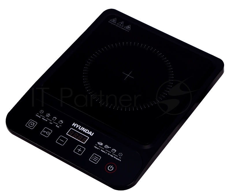 Плита Индукционная Hyundai HYC-0106 черный стеклокерамика (настольная)