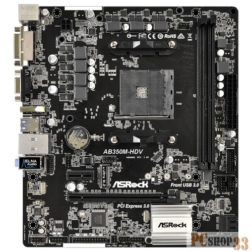Материнская плата Asrock AB350M-HDV RTL