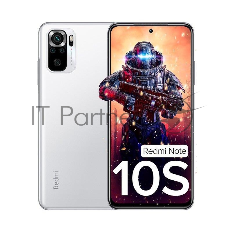 Смартфон Xiaomi Redmi Note 10S K7BN Pebble White/6.43/MTG95/6GB/128GB/And