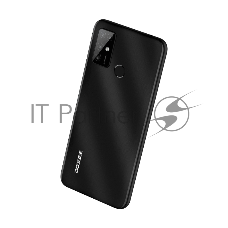 Смартфон Doogee X96 Pro Midnight Black, 16,56 см (6.52) 20:9 720x1600, 8x1,6 ГГц, 8 Core, 4GB RAM, 64GB, up to 256GB flash, 13 МП+2 МП+2 МП+2 МП/8Mpix, 2 Sim, 2G, 3G, LTE, BT v4.2, Wi-Fi, GPS, Micro-USB, 5400 мА·ч, Android 11, 198g, 165,2 ммx76,7 мм