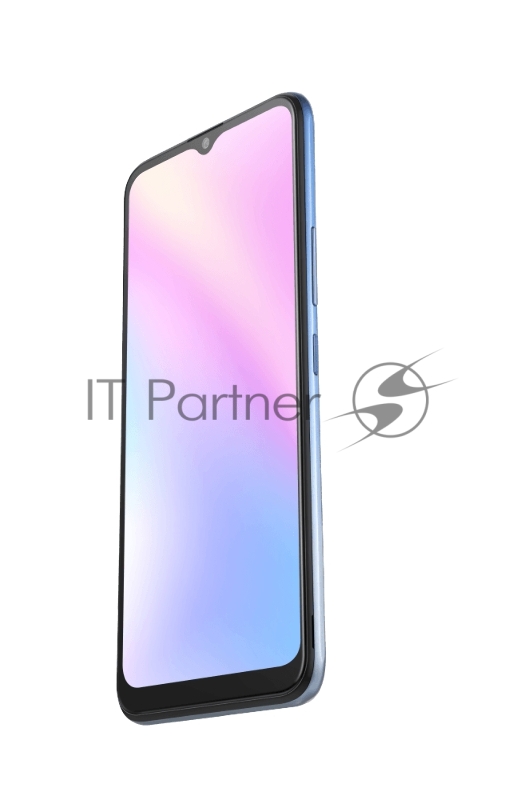 Смартфон Itel Vision 1 PRO itL6502 ICE CRYSTAL BLUE, 6.5 19,5:9 1600x720, 4x1.4GHz, 4 Core, 2 GB, 32GB, up to 128 flash, 8 MPx3+ AF 0,08 MP+0,08 MP/5Mpix, 2 Sim, 2G/3G/4G, GPS, Glonass, BT, Wi-Fi, A-GPS, Micro-USB, 4000mAh, Android 10, 179g, 166 ммx