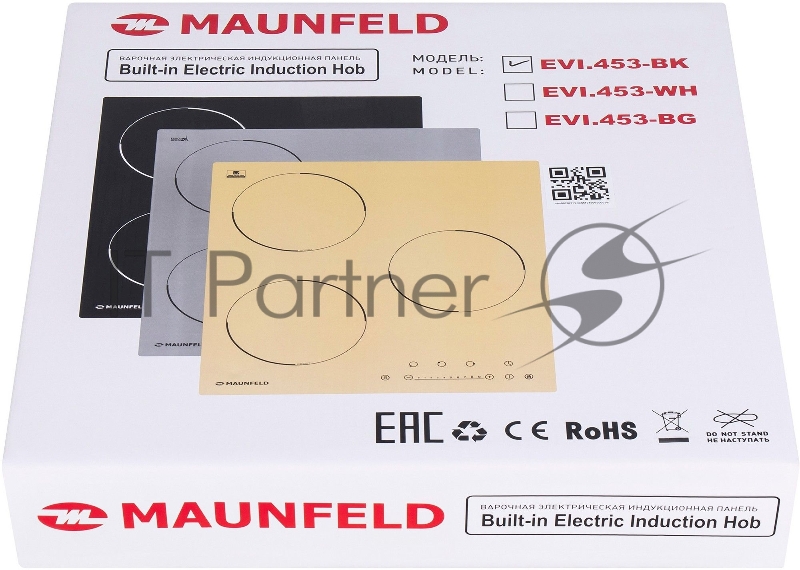 Электрическая индукционная панель MAUNFELD EVI.453-BK