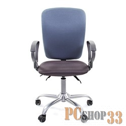 Офисные кресла Офисное кресло Chairman 9801 сид15-13 серый/сп 15-41 голубой , (1102198)