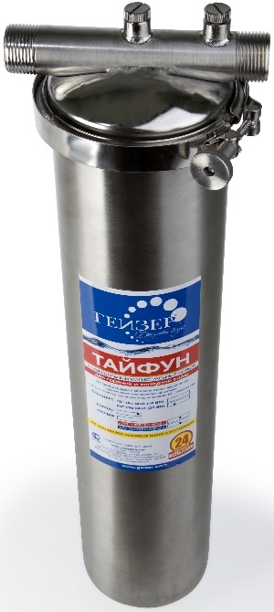Водоочиститель Гейзер Тайфун 20ВВ серебристый