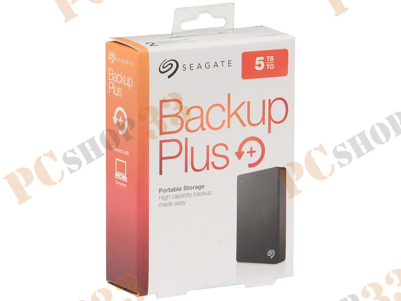 Внешний жесткий диск 5000ГБ 2.5 Seagate Backup Plus STDR5000200, черный (USB3.0)