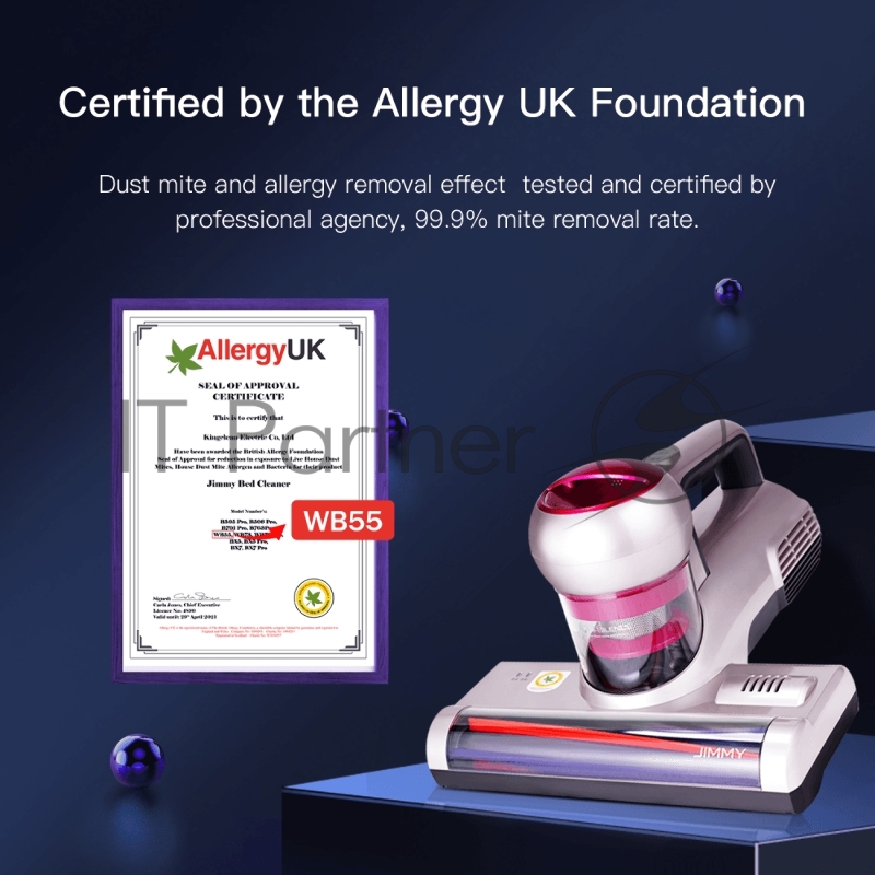 Пылесос Jimmy Anti-mite Vacuum Cleaner WB55