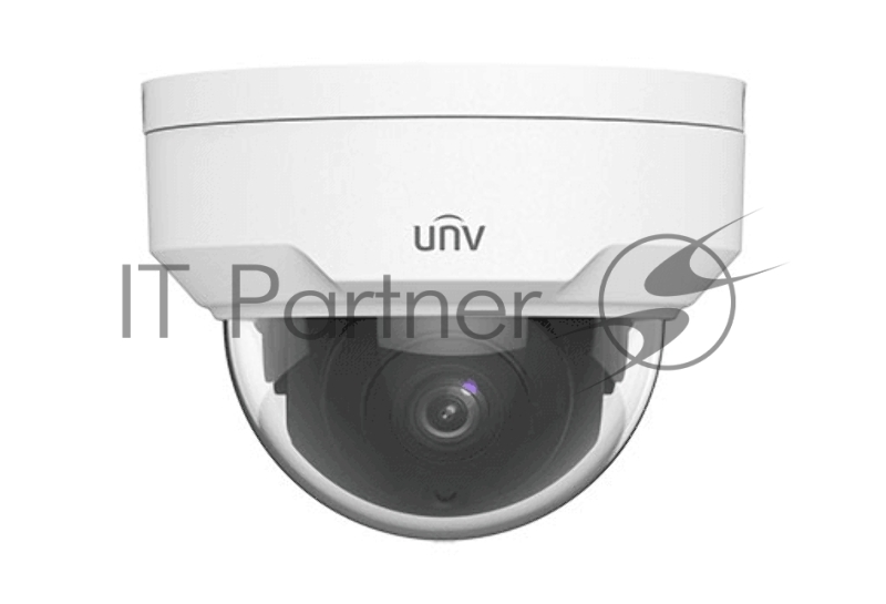 Видеокамера UNV IP Купольная антивандальная 2 Мп с ИК подсветкой до 30м, фикс. объектив 4.0 мм