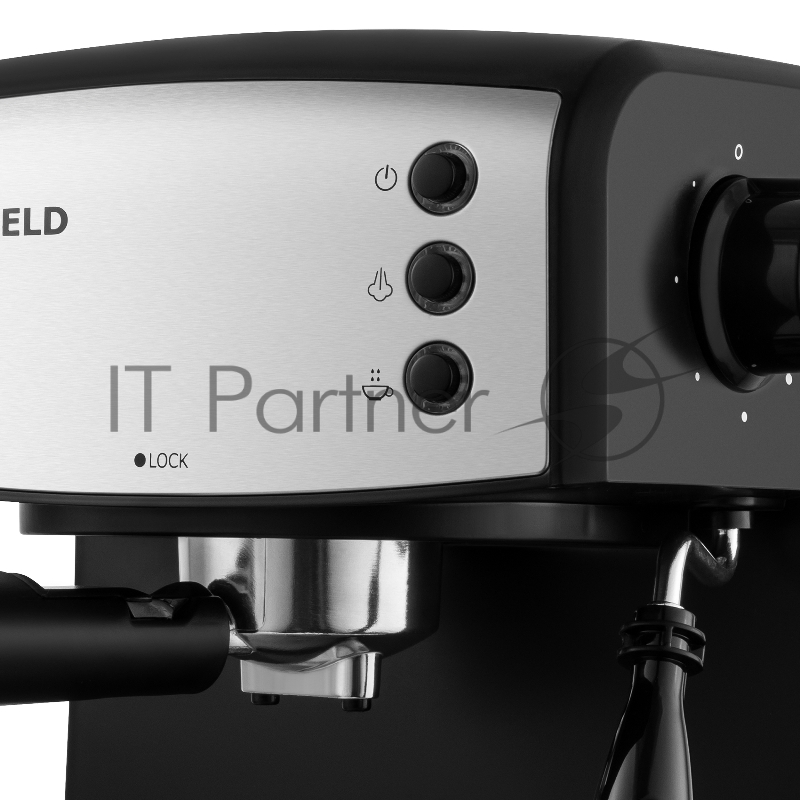 Кофемашина рожкового типа MAUNFELD MF-734BK