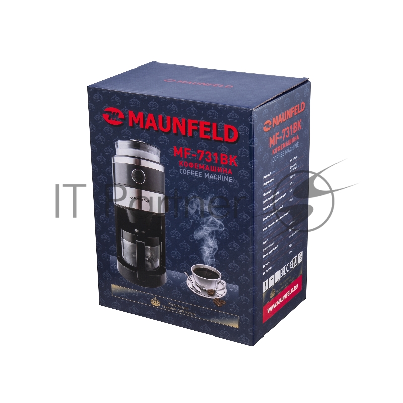 Кофемашина капельного типа MAUNFELD MF-731BK