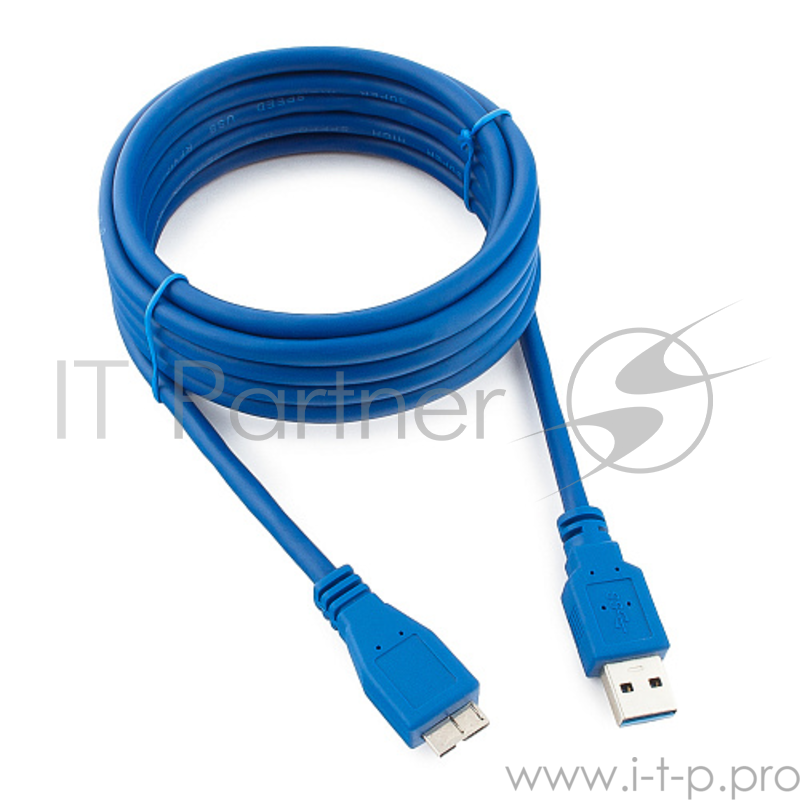 Кабель Gembird PRO CCP-mUSB3-AMBM-10, USB 3.0 кабель для соед. 3м А-microB (9 pin) позол.конт., пакет