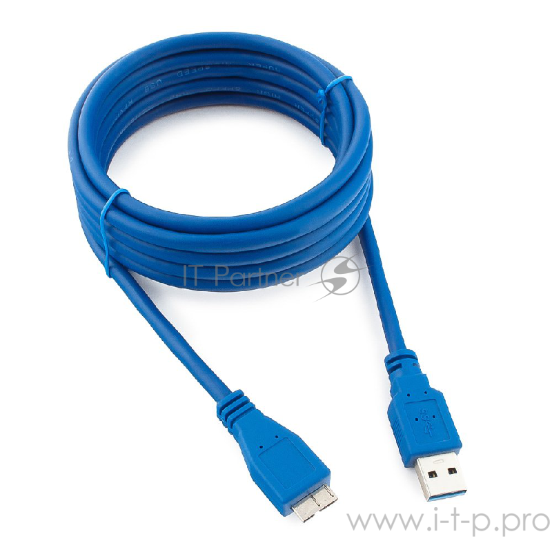 Кабель Gembird PRO CCP-mUSB3-AMBM-10, USB 3.0 кабель для соед. 3м А-microB (9 pin) позол.конт., пакет