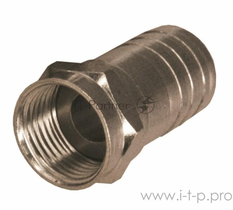 Коннектор Rexant (05-4034-1) РАЗЪЕМ F-разъем RG-6 обжим