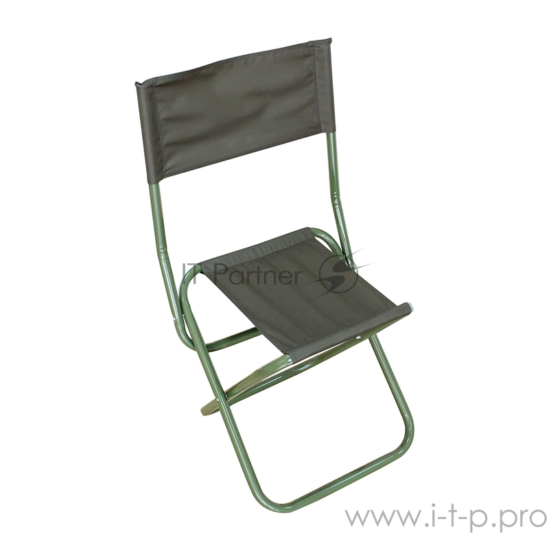 Стул туристич. СЛЕДОПЫТ складной со спин,бол. 420х490х940мм,труба сталь25х1 мм(рипстоп т.хаки)/5/