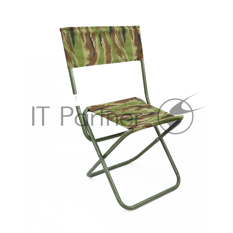 Стул туристич. СЛЕДОПЫТ складной со спин., сред. 350х470х810мм, труба сталь 20х1мм (камыш)/5/