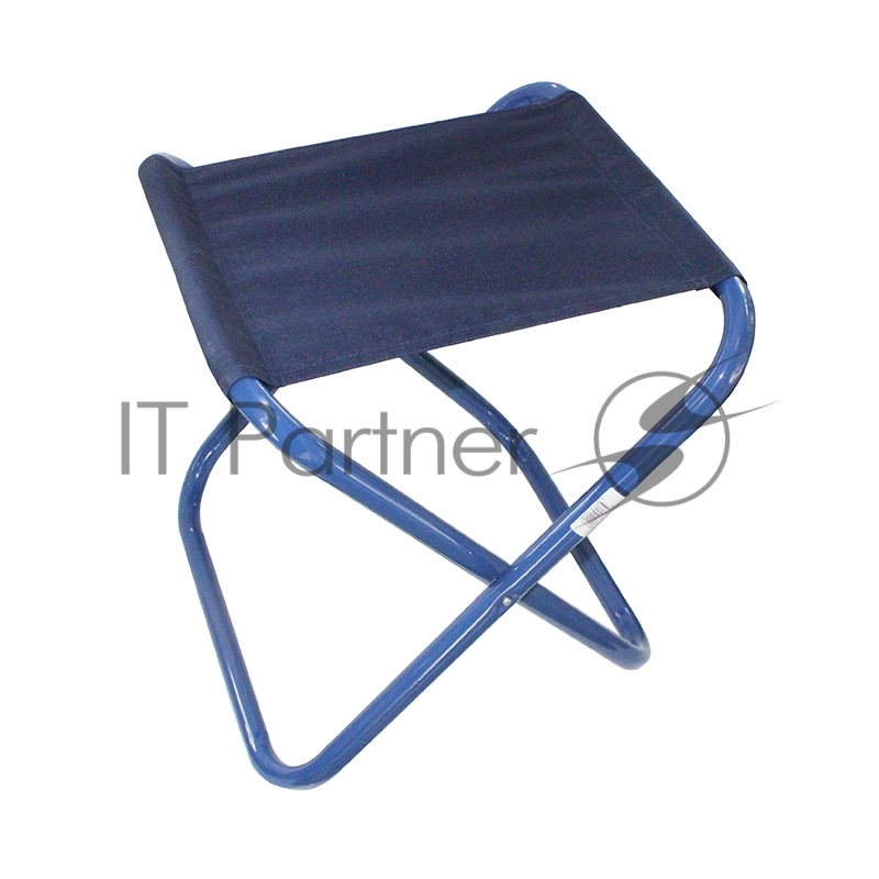 Стул туристич. СЛЕДОПЫТ складной, бол. 410х460х470мм, труба сталь 25х1 мм (рибстоп т. синий)/5/