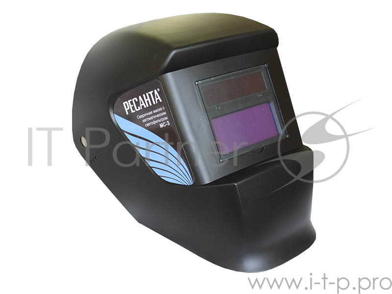 Защитные очки, Маски для сварки, Защитные щитки Ресанта МС-3 65/15 Сварочная маска Черная {питание - Батарея солнечная и литиевая} 4606059016427