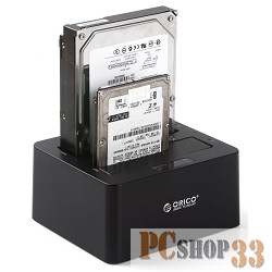 Док-станции для HDD ORICO 6629US3-C-BK Док-станция для HDD ORICO 6629US3-C 2-bay 3.5