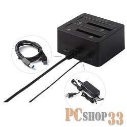 Док-станции для HDD ORICO 6629US3-C-BK Док-станция для HDD ORICO 6629US3-C 2-bay 3.5