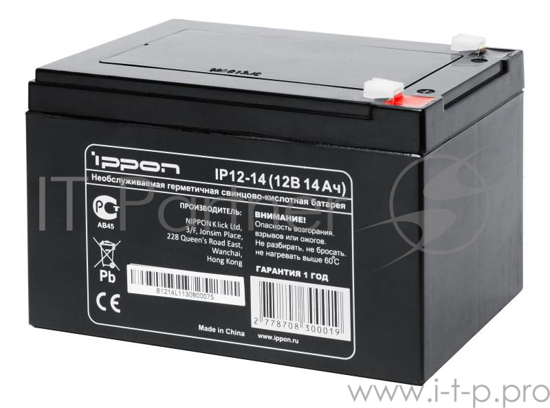батареи Ippon Батарея IP12-14 12V/14Ah {787083}