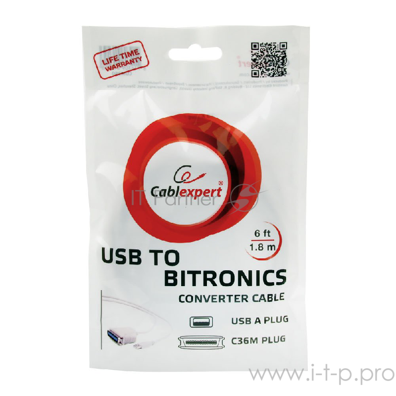 Переходник Gembird Конвертер Bitronics -USB порт CUM-360, C36M/USBAM, 1.8м, блистер CUM-360