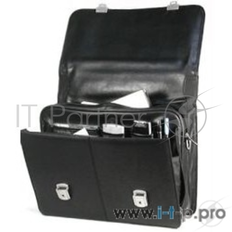 Сумка для ноутбука Сумка PORTCASE HB-1015 Black {кожа, черн. до 15
