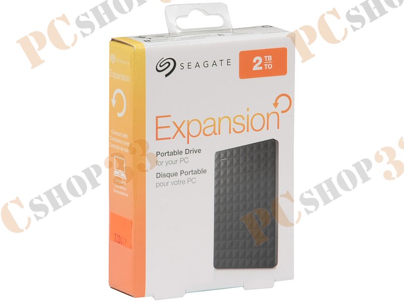Внешний жесткий диск 2000ГБ 2.5 Seagate Expansion Portable STEA2000400, черный (USB3.0)