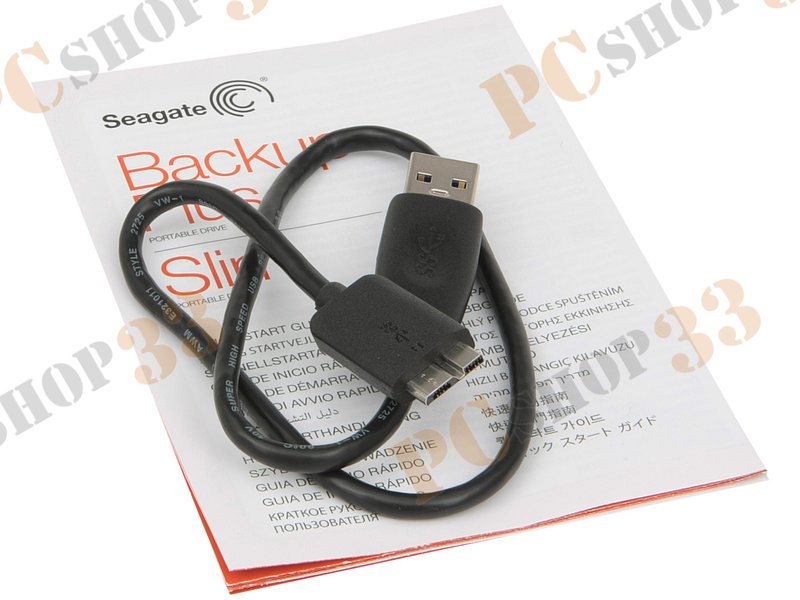 Внешний жесткий диск 2000ГБ 2.5 Seagate Backup Plus Portable STDR2000202, сине-черный (USB3.0)