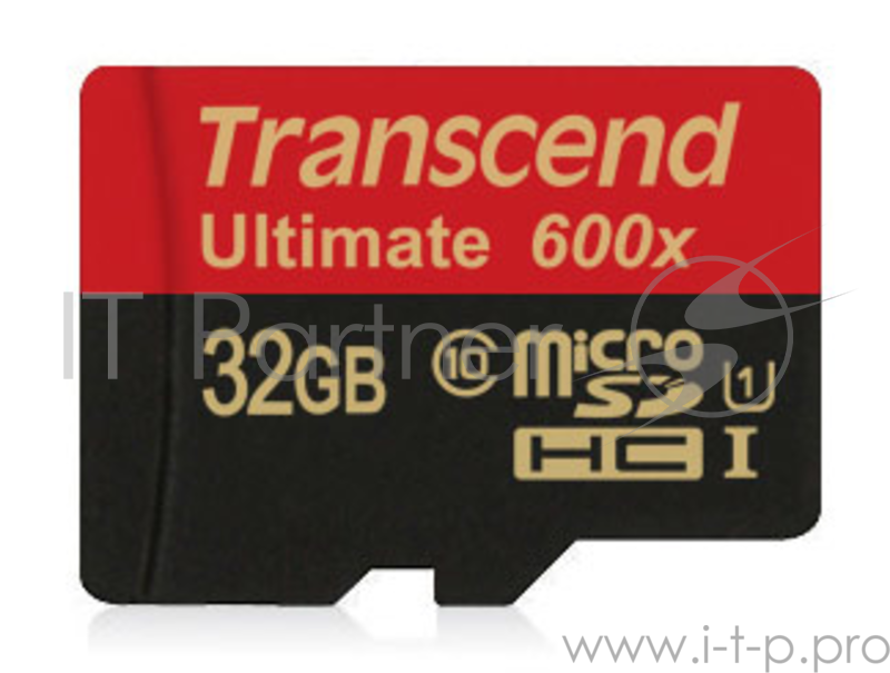 Карта памяти 32ГБ Transcend TS32GUSDHC10U1 microSD HC UHS-I + адаптер