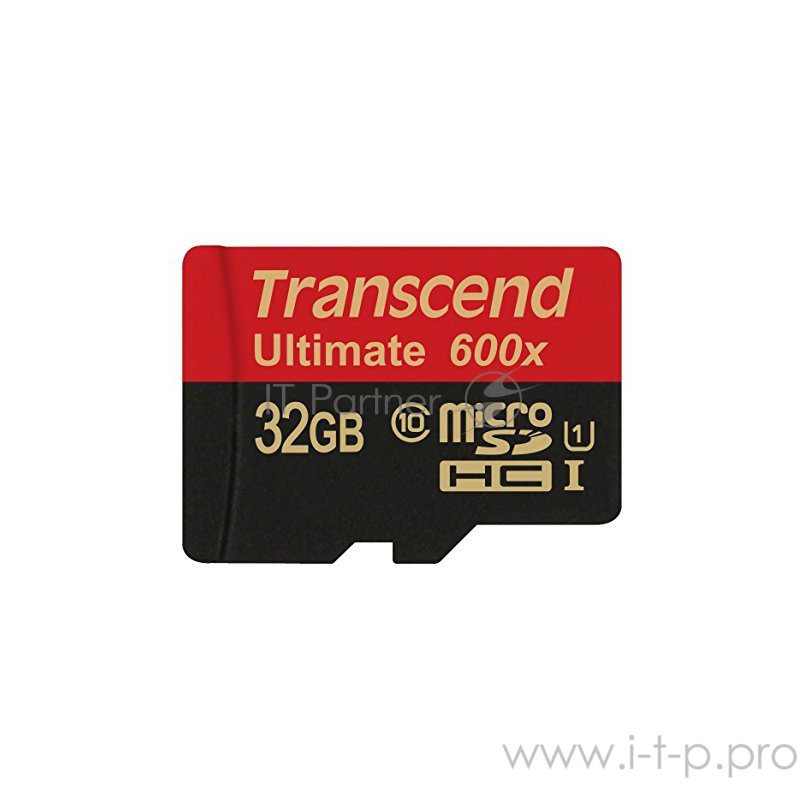 Карта памяти 32ГБ Transcend TS32GUSDHC10U1 microSD HC UHS-I + адаптер