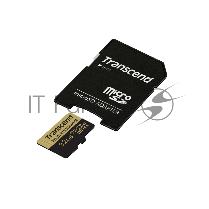 Карта памяти 32ГБ Transcend TS32GUSDHC10V microSD HC + адаптер