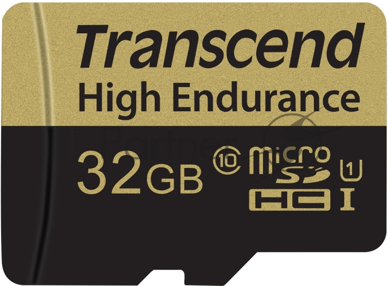 Карта памяти 32ГБ Transcend TS32GUSDHC10V microSD HC + адаптер