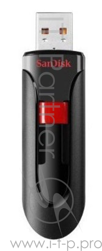 Накопитель USB flash 32ГБ SanDisk Cruzer Glide, черный (USB2.0)