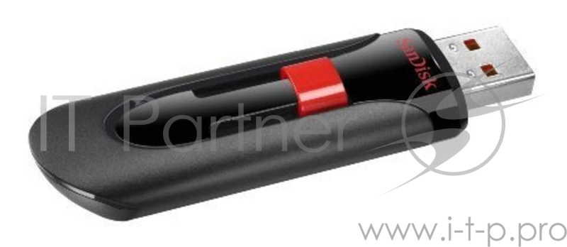 Накопитель USB flash 32ГБ SanDisk Cruzer Glide, черный (USB2.0)