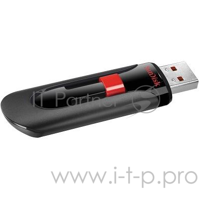 Накопитель USB flash 32ГБ SanDisk Cruzer Glide, черный (USB2.0)