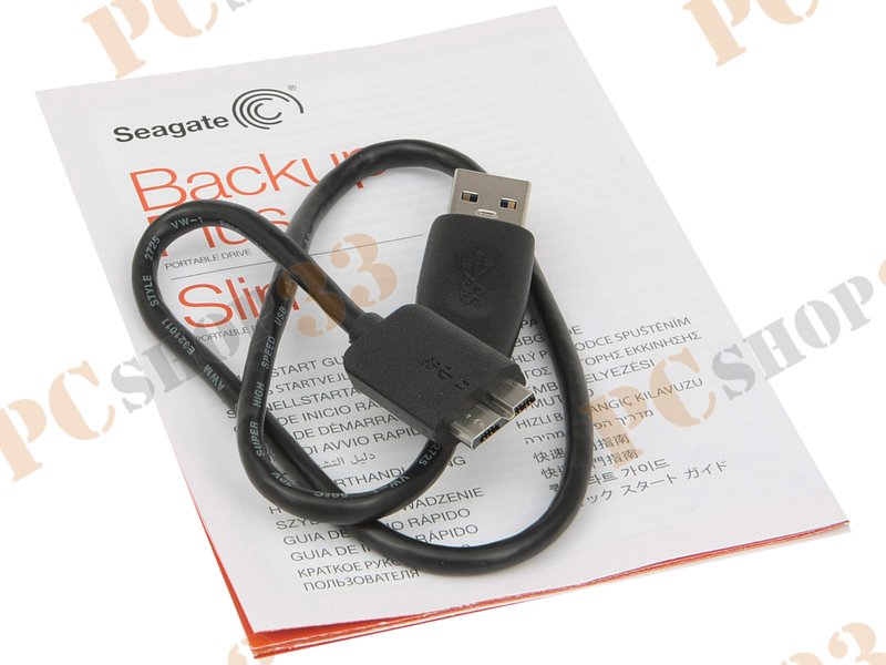 Внешний жесткий диск 2000ГБ 2.5 Seagate Backup Plus Portable STDR2000200, черный (USB3.0)