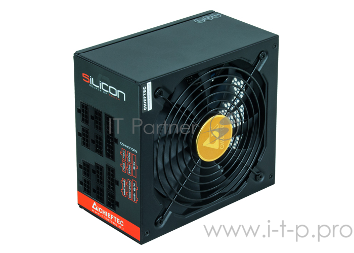 Блок питания 1000Вт Chieftec Silicon SLC-1000C ATX12V V2.3 (24+4/8+6/8pin, вентилятор d140мм) + кабель питания EURO