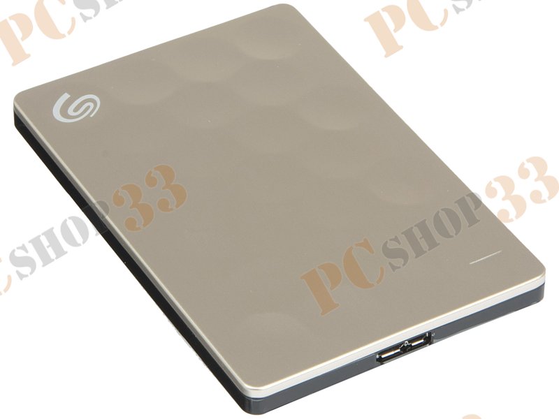 Внешний жесткий диск 1000ГБ 2.5 Seagate Backup Plus Ultra Slim Portable STEH1000201, золотистый (USB3.0)