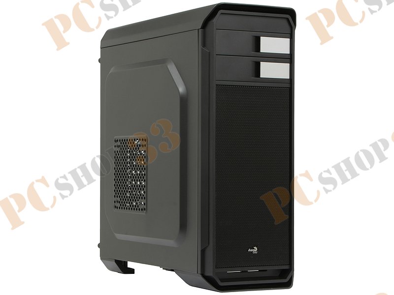 Корпус Miditower Aerocool Aero-500 Black, ATX, черный (без БП)