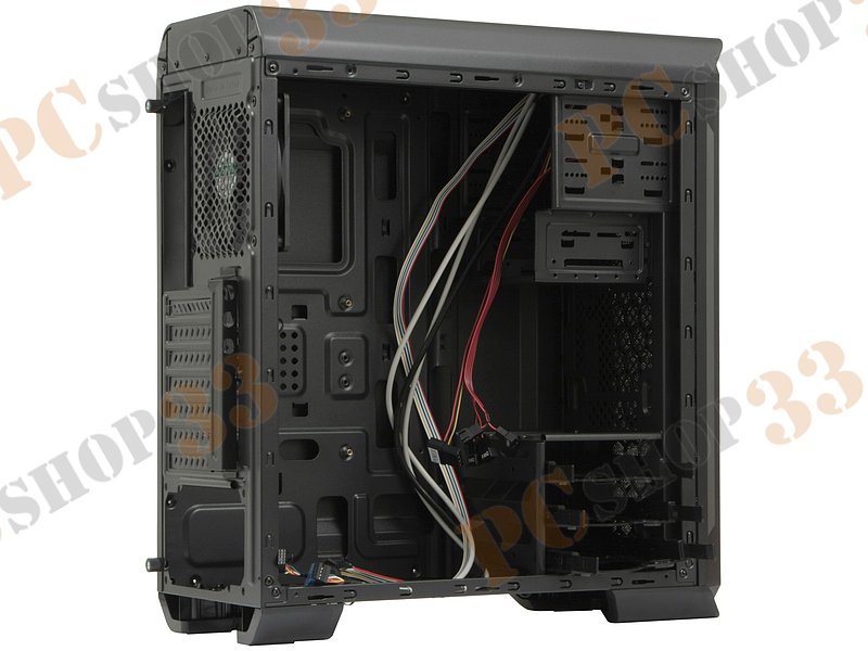 Корпус Miditower Aerocool Aero-500 Black, ATX, черный (без БП)