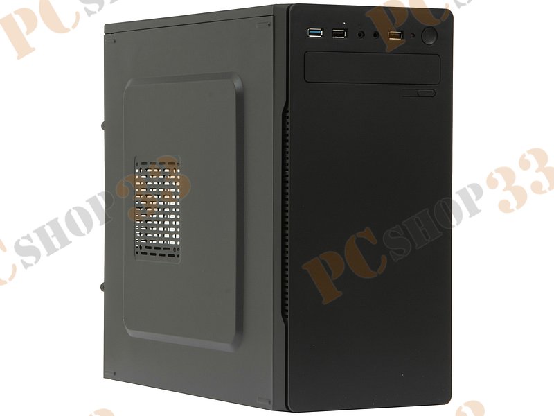 Корпус Minitower Delux MN322, mATX, черный (400Вт)