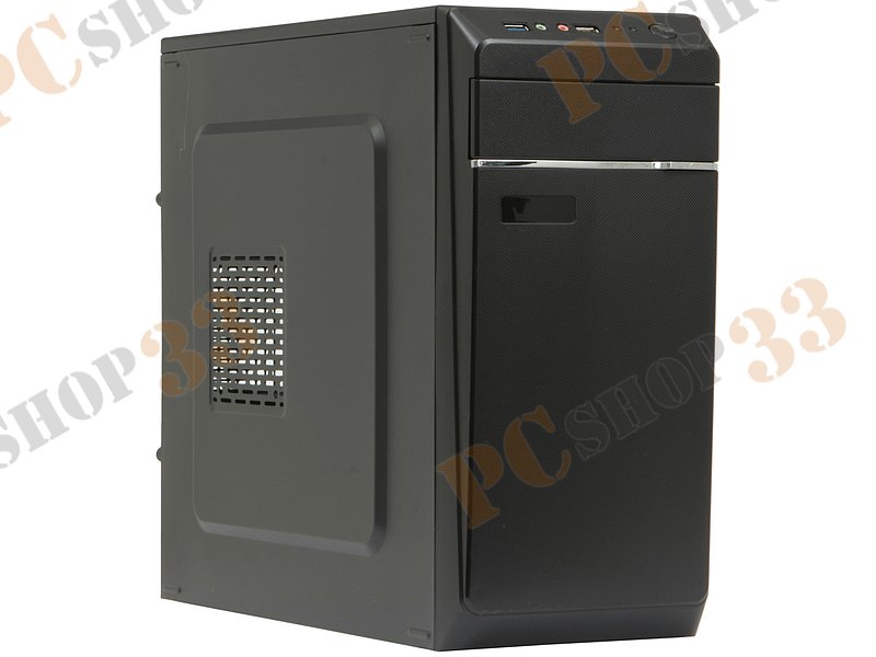 Корпус Minitower Delux MN301, mATX, черный (400Вт)
