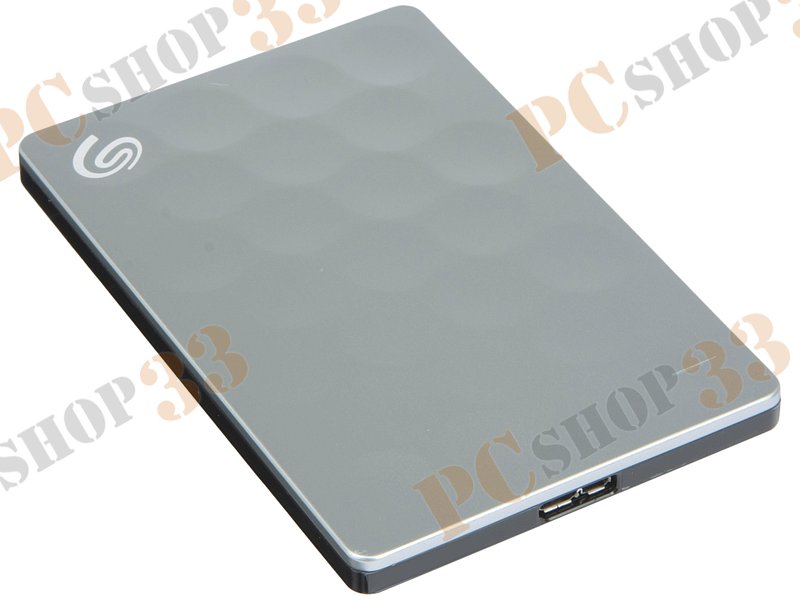 Внешний жесткий диск 1000ГБ 2.5 Seagate Backup Plus Ultra Slim Portable STEH1000200, серебр. (USB3.0)