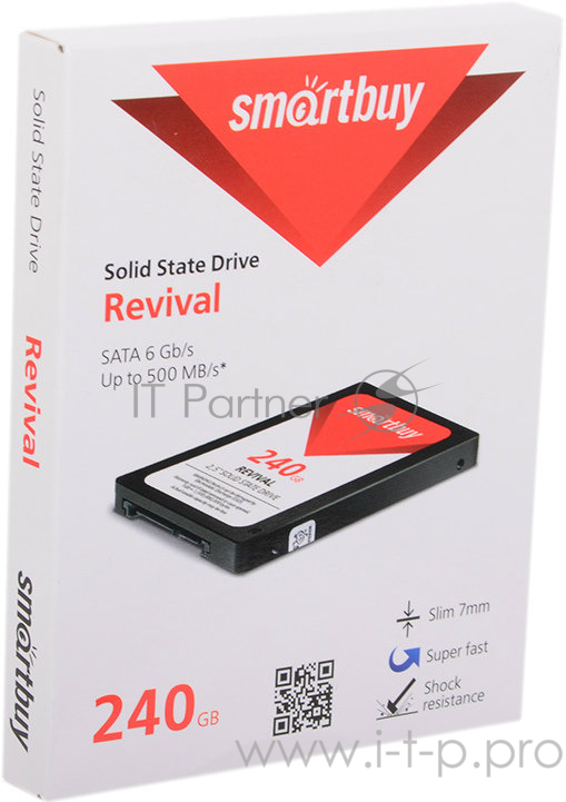 SSD диск 240ГБ 2.5 SmartBuy Revival 3 SB240GB-RVVL3-25SAT3 (SATA III)