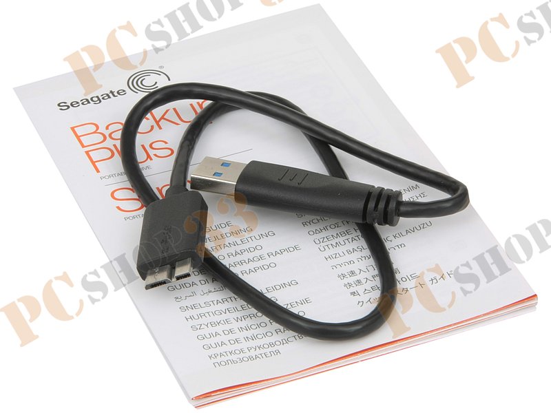 Внешний жесткий диск 1000ГБ 2.5 Seagate Backup Plus Portable STDR1000202, сине-черный (USB3.0)