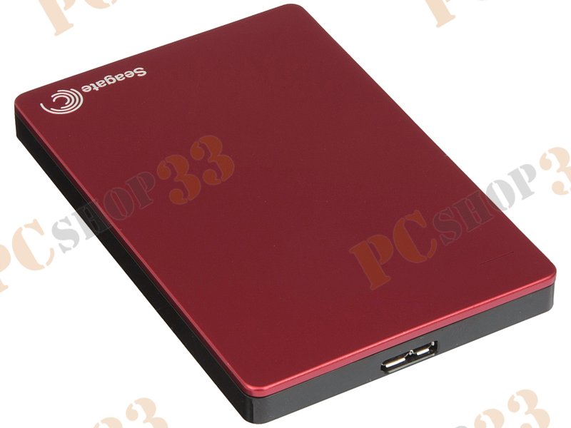 Внешний жесткий диск 1000ГБ 2.5 Seagate Backup Plus Portable STDR1000203, красно-черный (USB3.0)